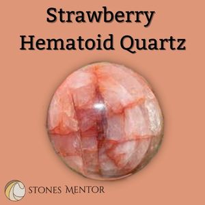 Strawberry Hematoid Quartz