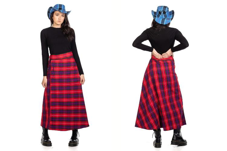 Discover the Versatility of Long Plaid Skirts: Perfect Looks for Every ...