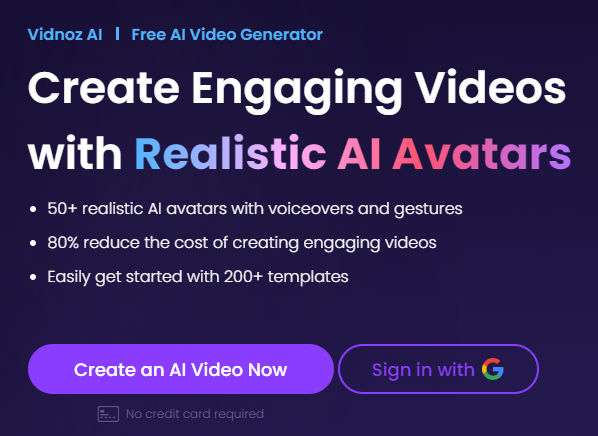 Vidnoz AI Video Generator: Where Imagination Takes Center Stage