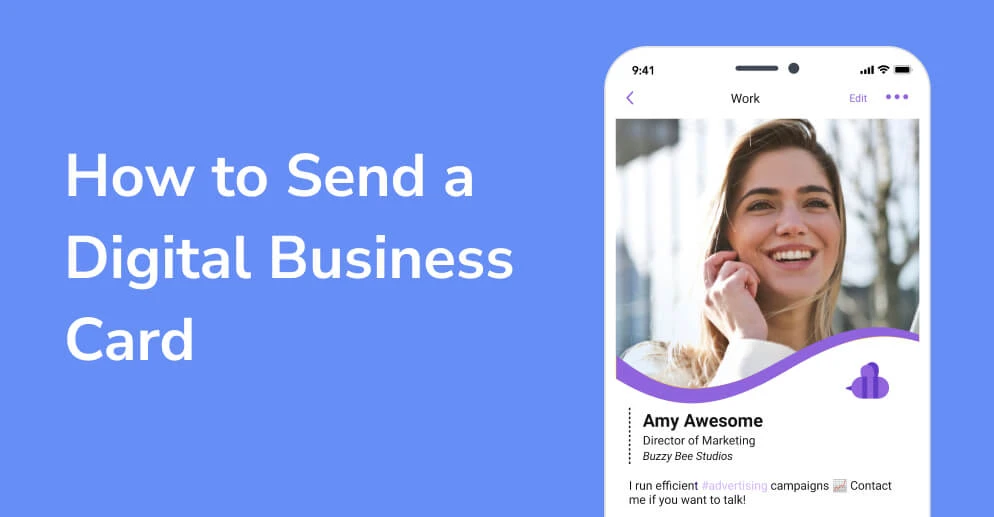 Sharing Your Digital Business Card Without Using an App