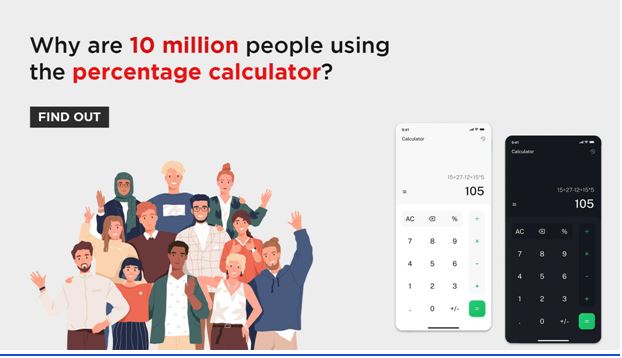 Why Are 10 Million People Using The Percentage Calculator? Percentage Calculator.
