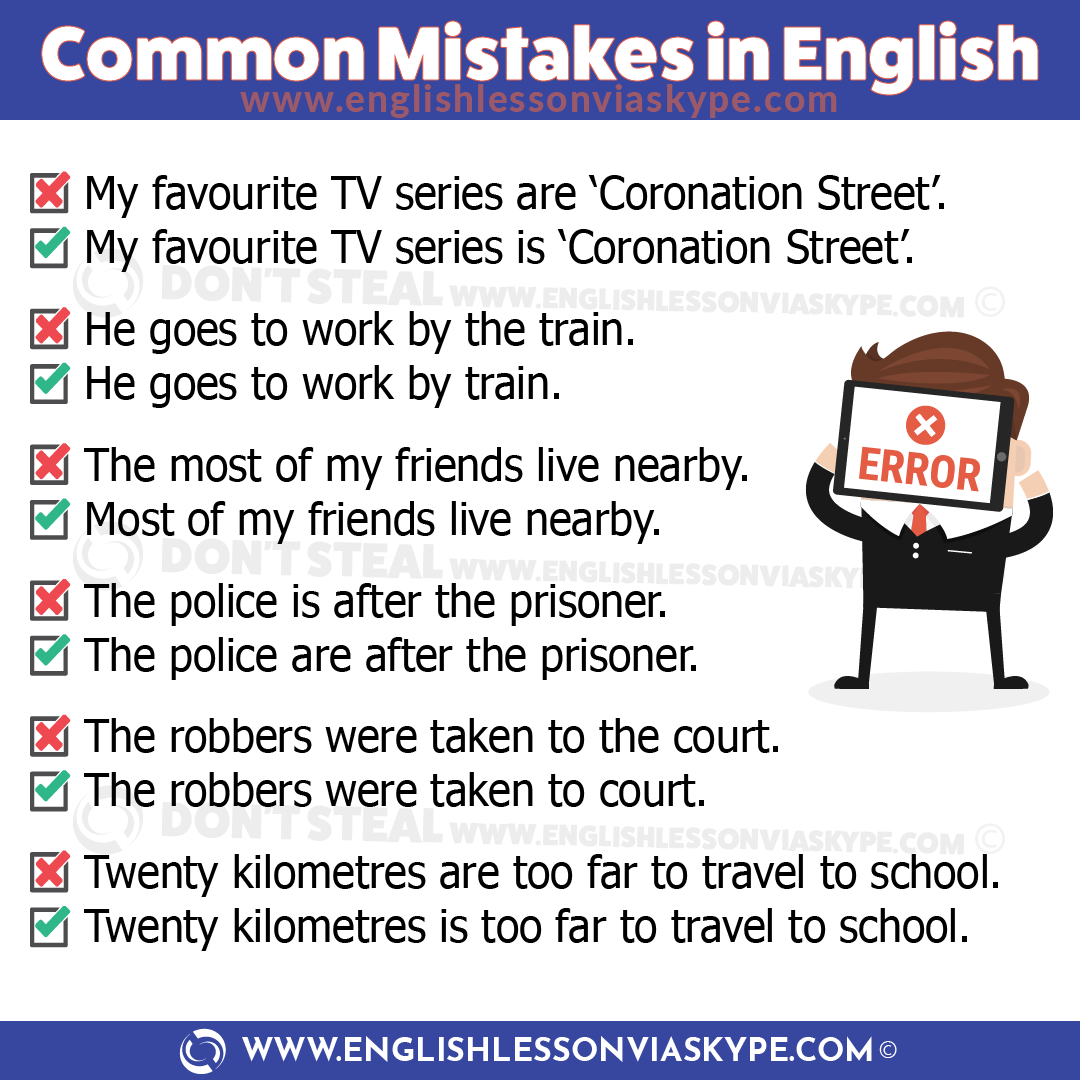 Top 5 Common Mistakes Learners Make When Speaking English