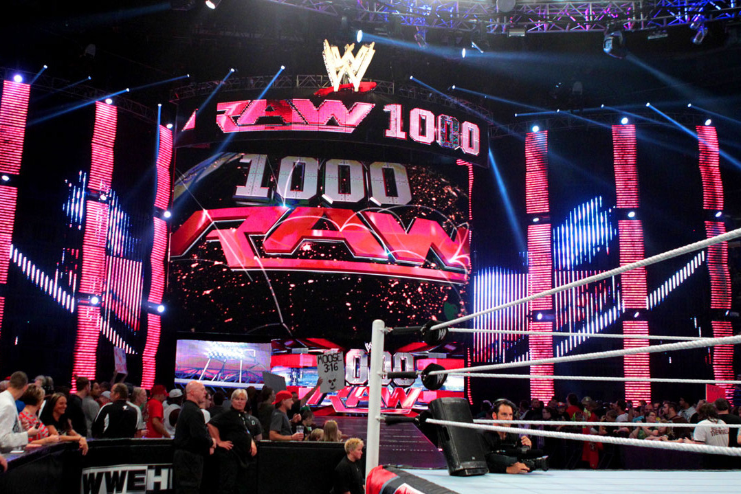 The WWE Raw 1000 event