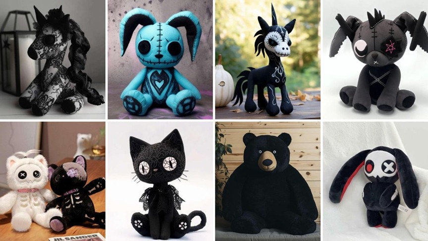 20 Dark Charming Best Goth Stuffed Animals