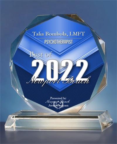 Talia Bombola, LMFT: Two-Time Winner of Best Psychotherapist in Newport Beach