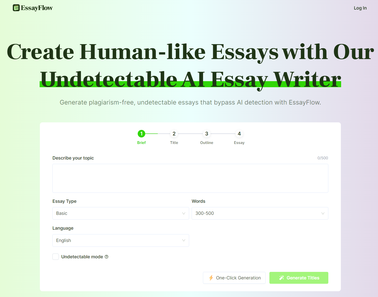 EssayFlow Review: Assessing the AI Essay Writer Crafted for Untraceable Academic Excellence